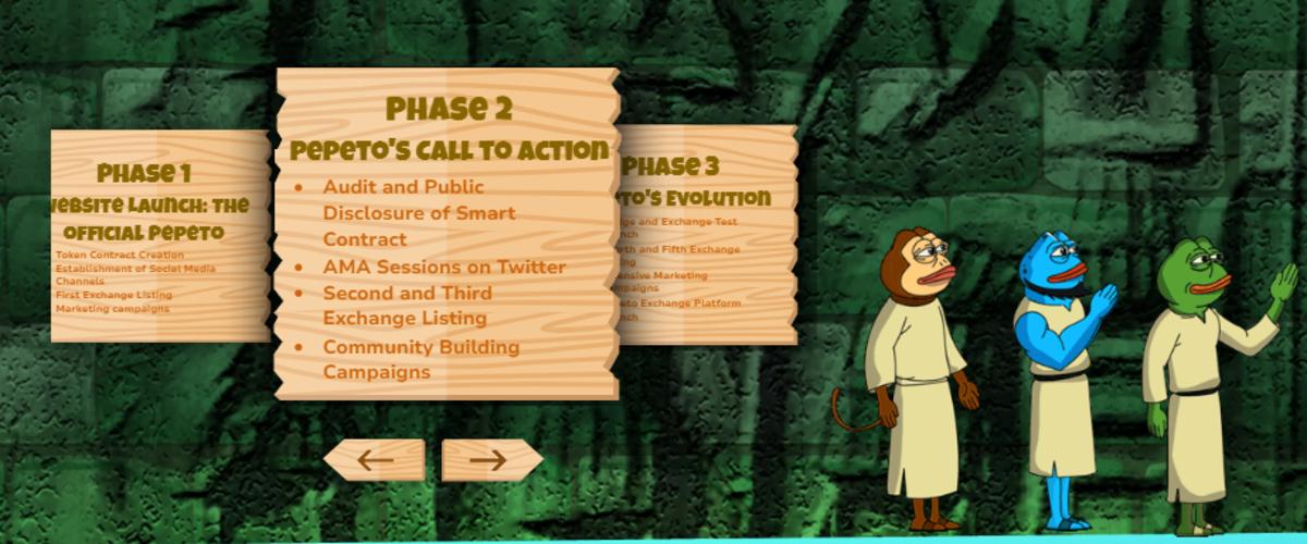 Pepeto roadmap dashboard Pepeto roadmap dashboard