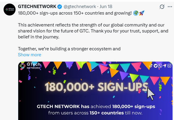 GTech Network giveaway 23 days no snapshot 