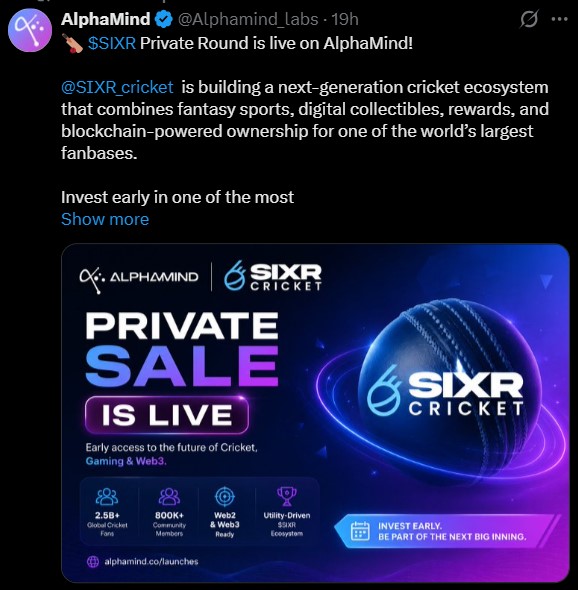 Sixr Cricket Presale