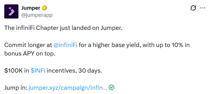 Jumper InfiniFi Chapter