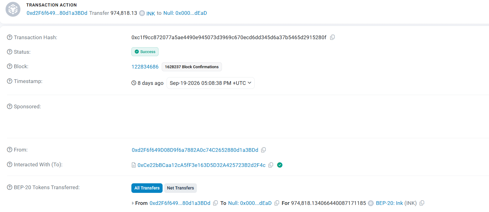 burn transaction on bscscan burn transaction on bscscan
