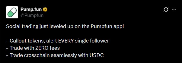 Pump.fun news: PUMP Launches Trading Feature