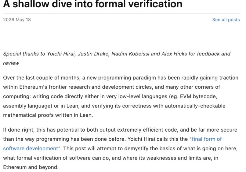 AI Formal Verification on May 18 2026 AI Formal Verification on May 18 2026