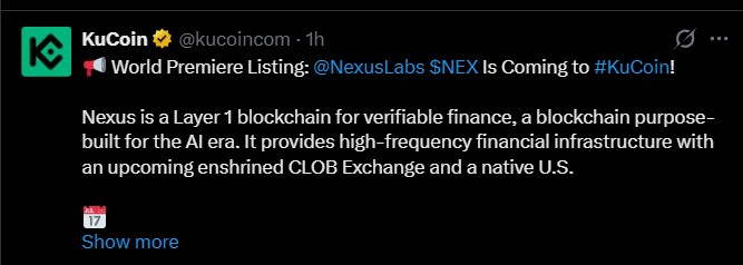 Nexus Kucoin Listing Nexus Kucoin Listing