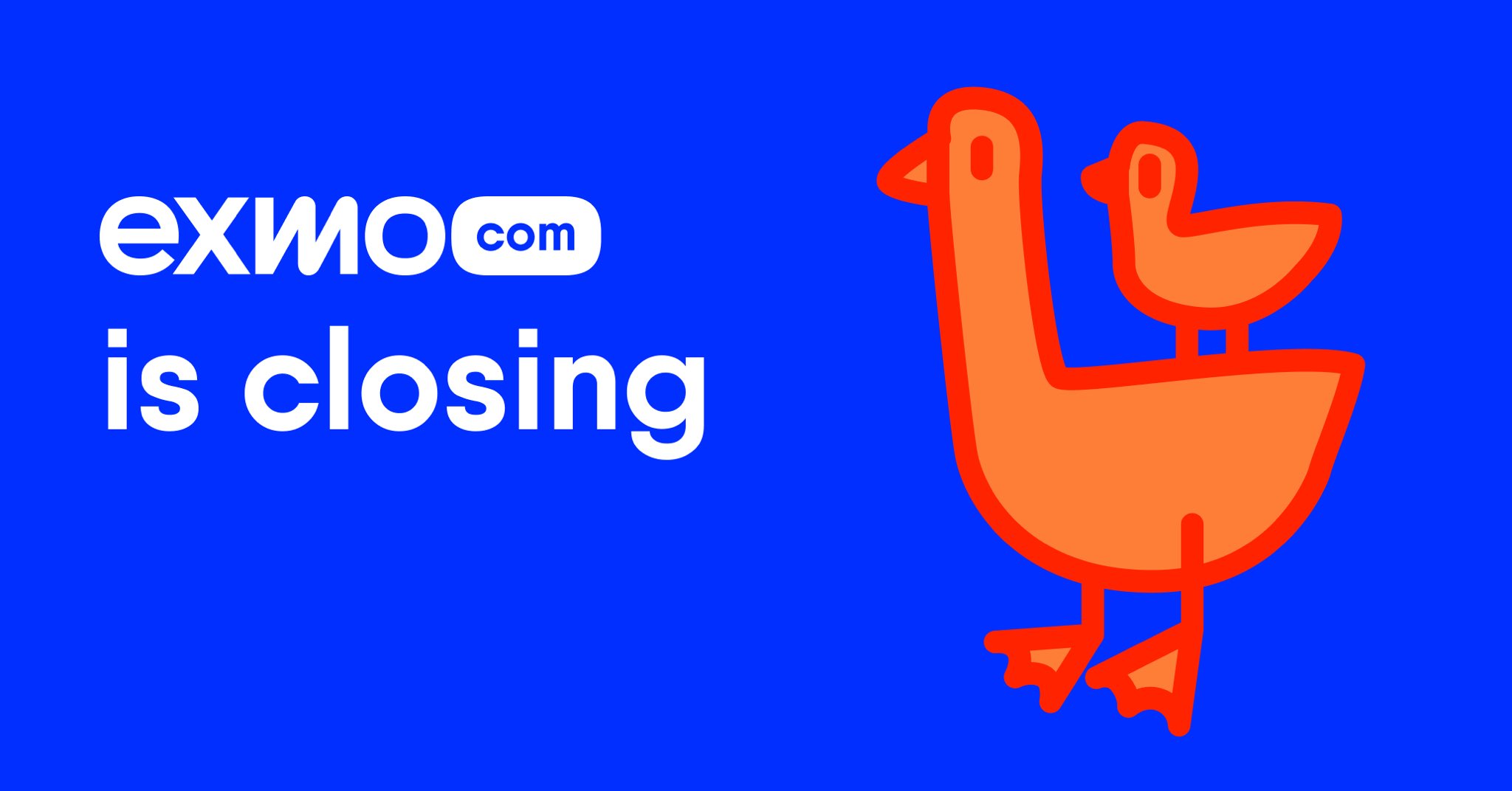 EXMO official post on EXMO shutdown EXMO official post on EXMO shutdown