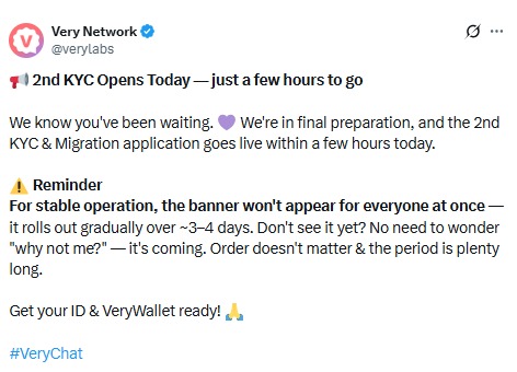 Very Network 2nd KYC Very Network 2nd KYC