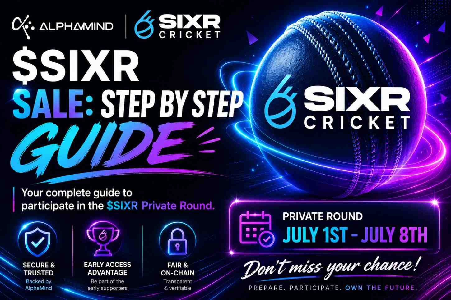 SIXR Cricket private sale guide SIXR Cricket private sale guide