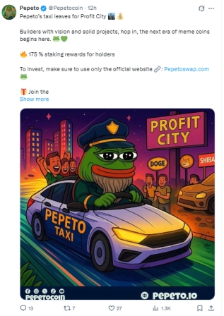 official tweet on x