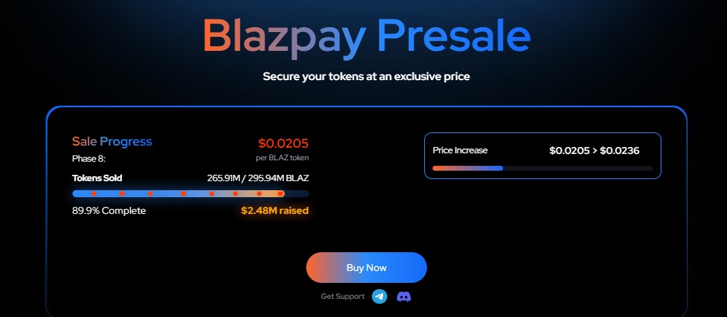 Blazpay presale