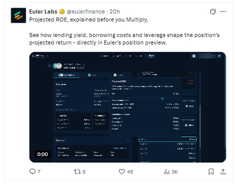 Euler Labs latest update Euler Labs latest update