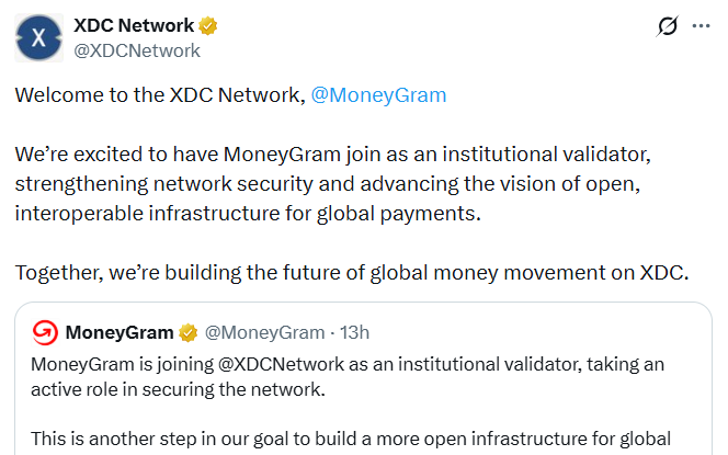 XDC Network Post on X XDC Network Post on X