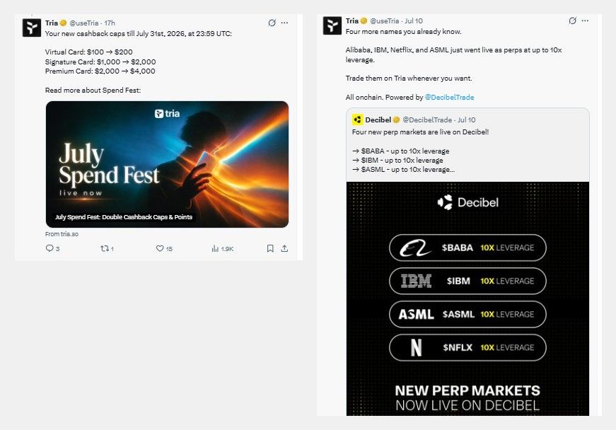 Posted on X by Tria Posted on X by Tria