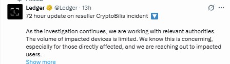 Company 72-Hour Security Update Company 72-Hour Security Update
