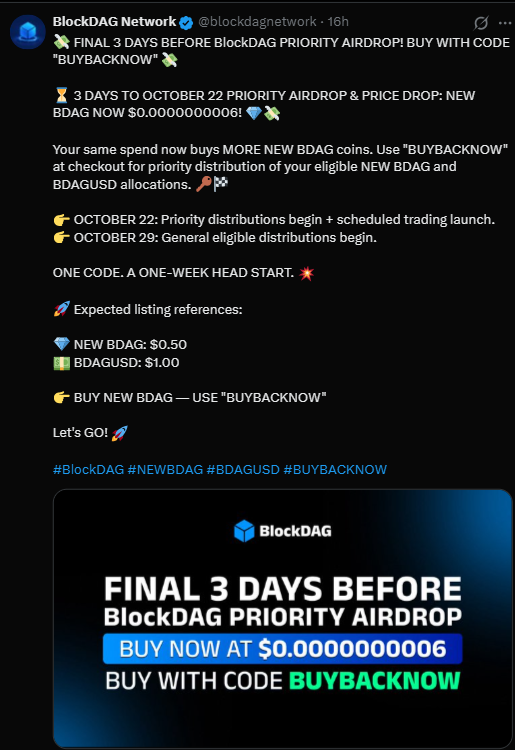 ImageOctober 22 Priority Airdrop and Price Drop title ImageOctober 22 Priority Airdrop and Price Drop title