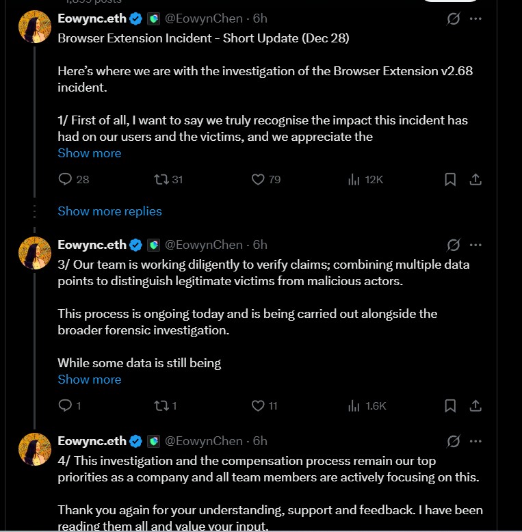 Trust Wallet Browser Extension Security Incident