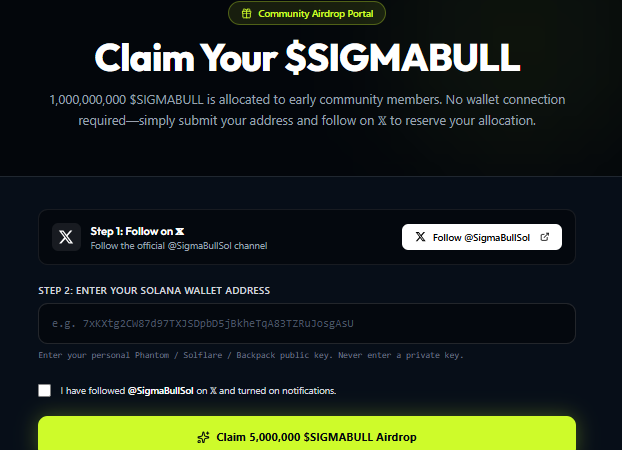 Sigmabull presale news