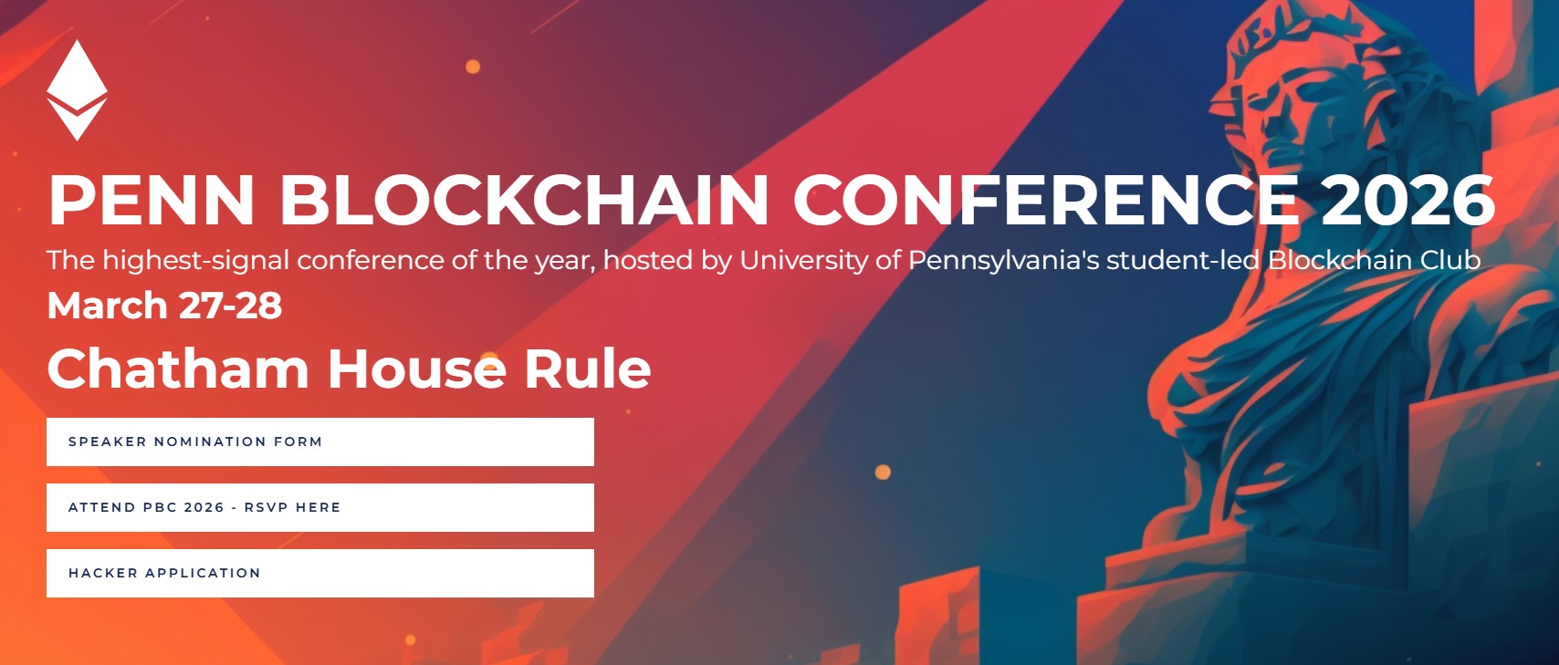 Penn Blockchain Conference 2026 is set to return in person on March 27–28, bringing together student