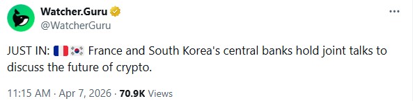 France and South Korea joint Talk on Future of Crypto
