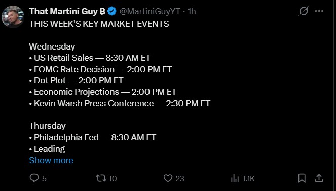 Important events planned