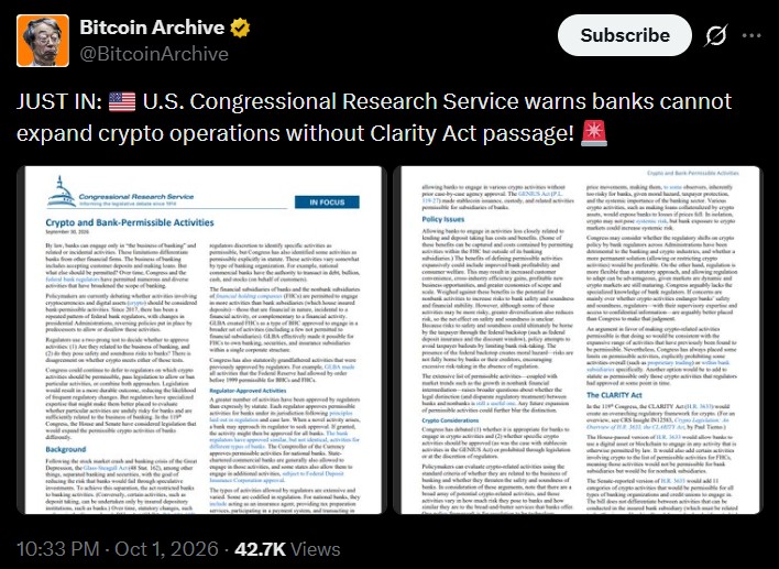 Crypto CLARITY Act Regulation News Crypto CLARITY Act Regulation News