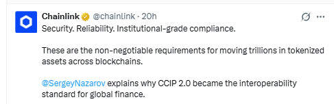 Chainlink pushed a CCIP 2.0 post Chainlink pushed a CCIP 2.0 post