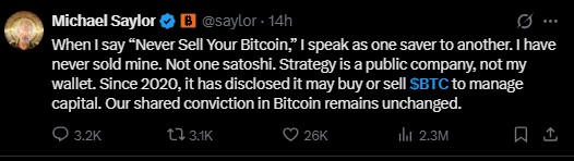 Never Sell Your Bitcoin