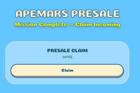 apemars presale completed