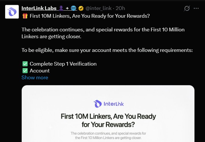 OKX Joins InterLink as Official Partner for 10M Linkers OKX Joins InterLink as Official Partner for 10M Linkers
