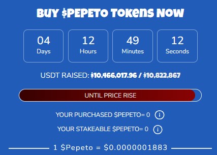 Pepeto Countown Official Page Pepeto Countown Official Page
