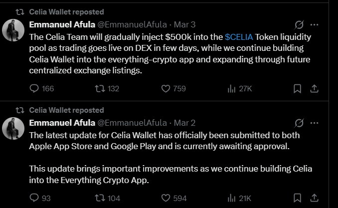 Celia Wallet Update: Building the “Everything Crypto App”