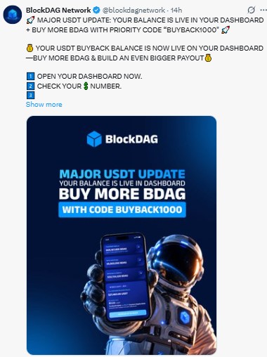 USDT buyback balance is now live on your dashboard USDT buyback balance is now live on your dashboard