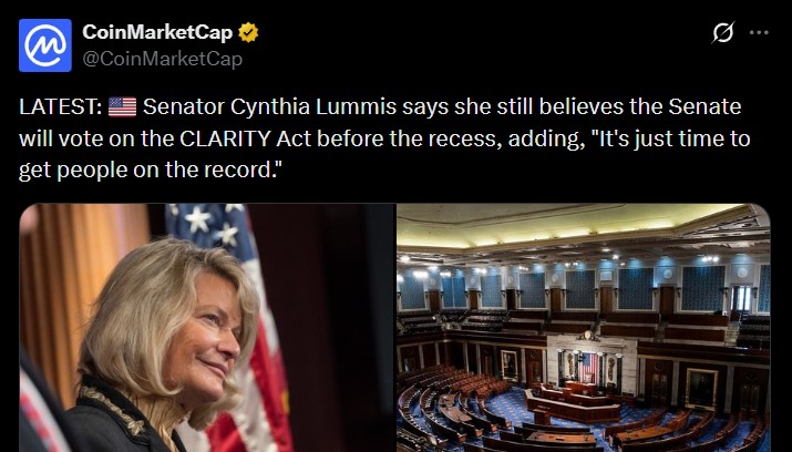 Senator Cynthia Lummis Still Expects a Vote