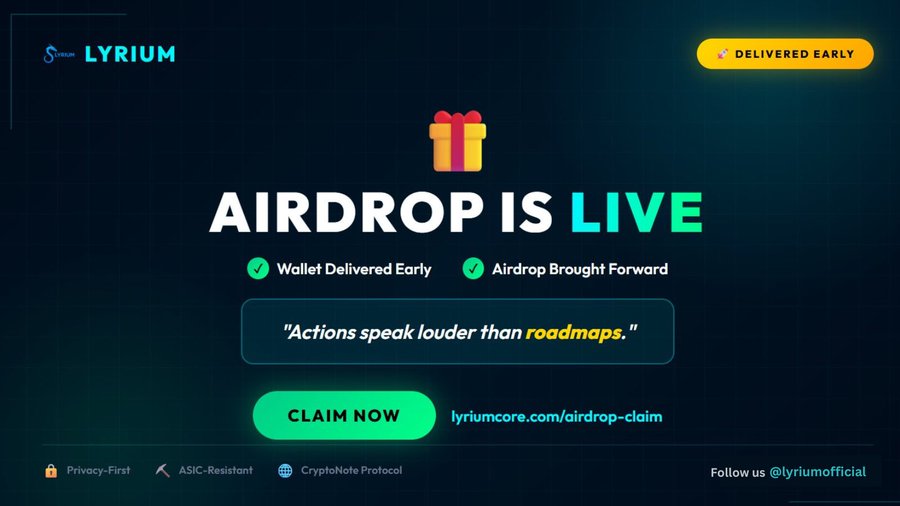 Lyrium ($LYR) Airdrop
