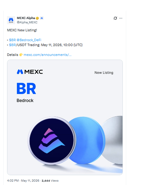 Bedrock MEXC Listing