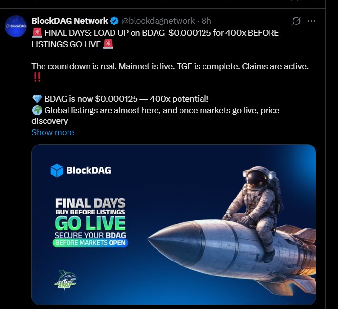 BlockDAg Launch Date