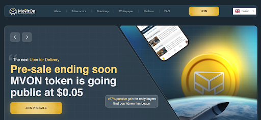 MovitOn decentralized P2P delivery marketplace using blockchain to reduce global shipping costs MovitOn decentralized P2P delivery marketplace using blockchain to reduce global shipping costs