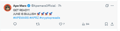 Get Ready june is bullish by apemars