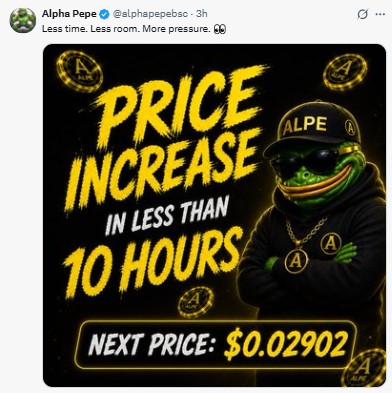 The price increase lands in less than 10 hours The price increase lands in less than 10 hours