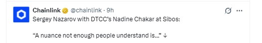 per Chainlink X post