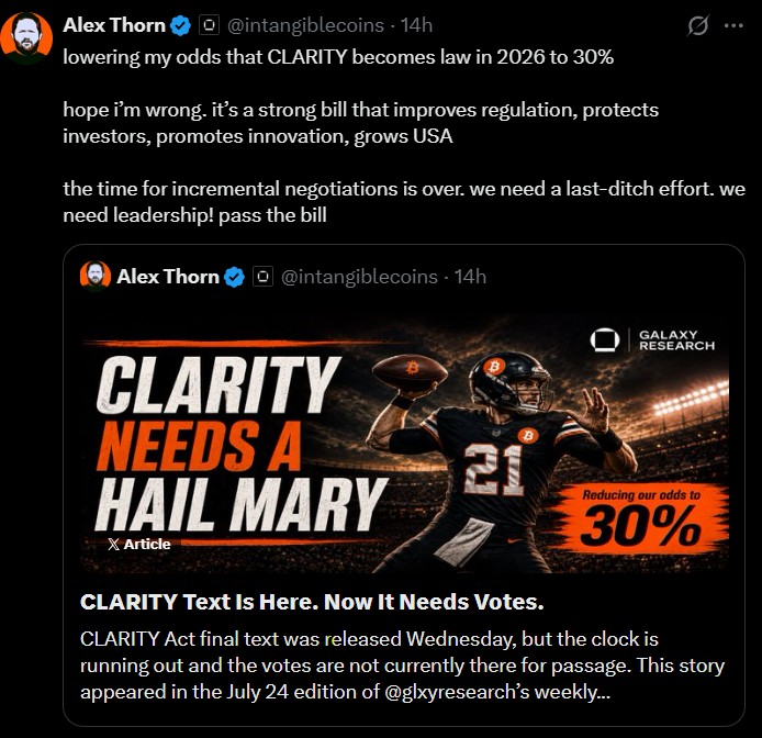 CLARITY Act News
