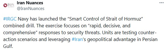 Iran Naval Drills