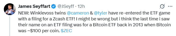 zcash ETF filing zcash ETF filing