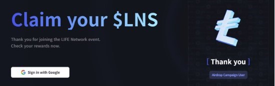 Life Network $LNS Airdrop