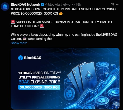BlockDAG OFFICIAL X HANDLE