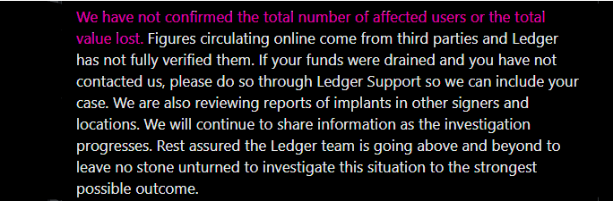 Ledger Official Statement Ledger Official Statement