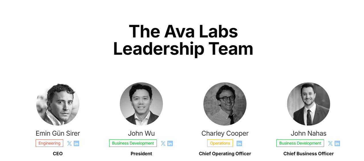Official Leadership page