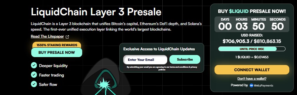 LiquidChain Layer 3 Presale