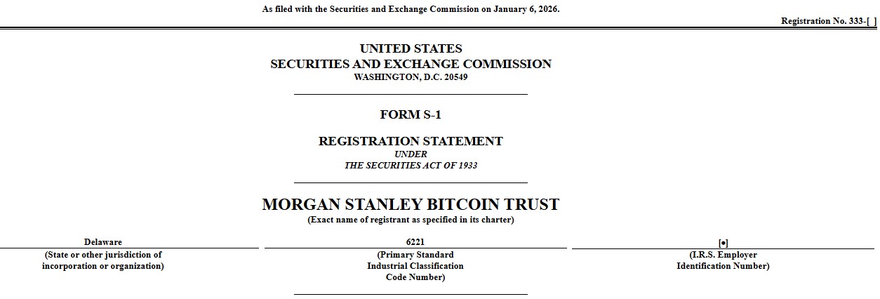 BTC ETF Filing