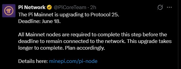 Pi Network Mainnet upgrade Pi Network Mainnet upgrade