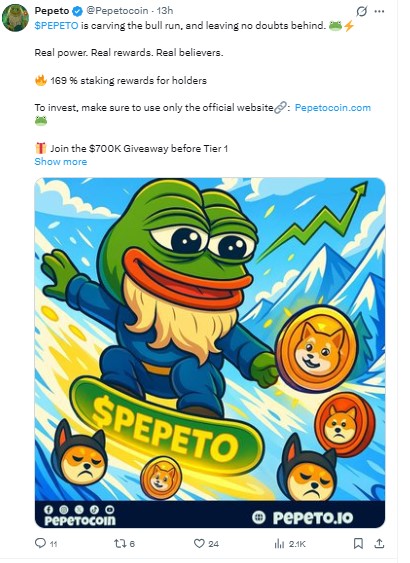 pepeto on x official tweet pepeto on x official tweet